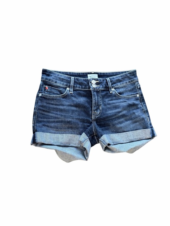 Hudson Jeans Pants - Hudson Denim Cuffed Shorts Flap Pocket Dark Wash Jean Shorts